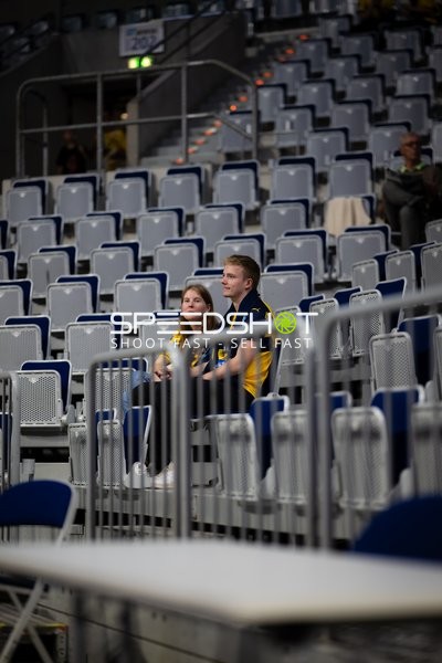 Fans der Rhein Neckar Löwen auf der Tribüne