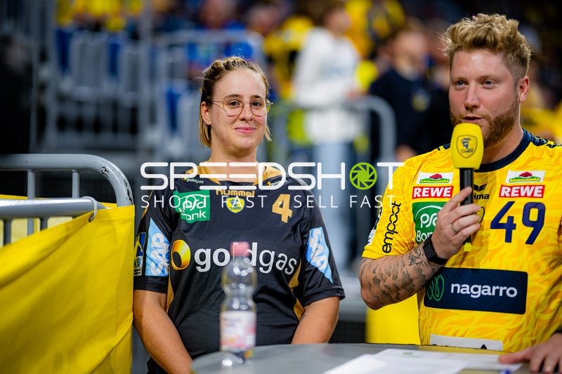 Interview mit Kevin Gerwin (49; Rhein Neckar Löwen) und Mathias Larson (4; Rhein Neckar Löwen)