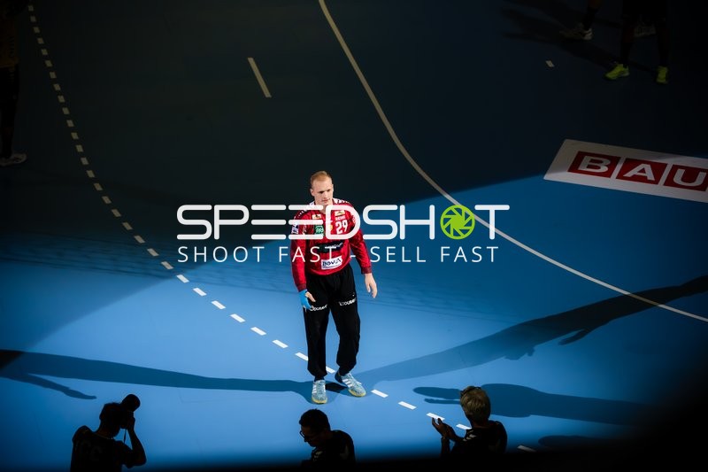 David Späth (29; Rhein Neckar Löwen) steht bereit im Tor