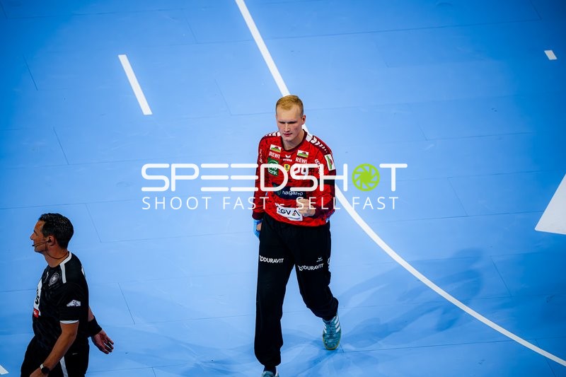 David Späth (29; Rhein Neckar Löwen) steht bereit im Tor