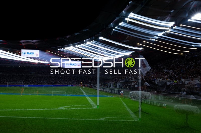 Spielsituation im Stadion