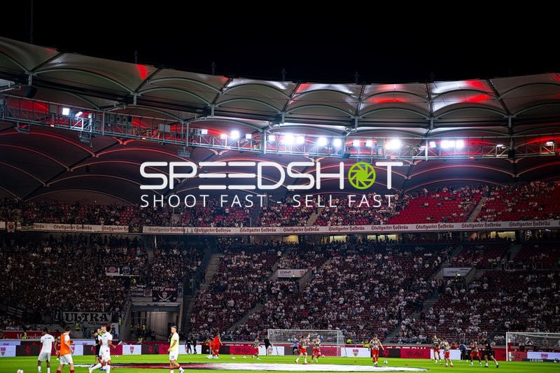 Spieler beim Aufwärmen