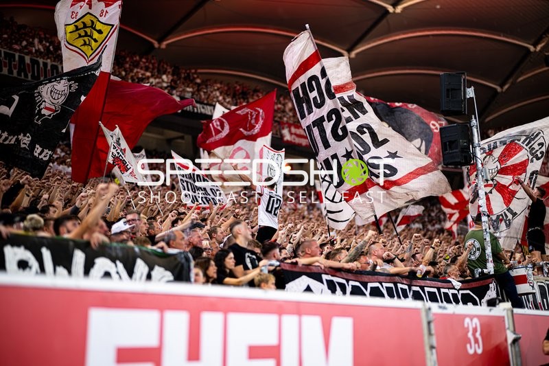 Fans feiern in Stuttgart