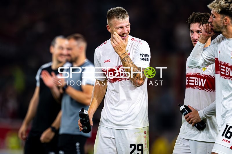 Spieler nach Spielende