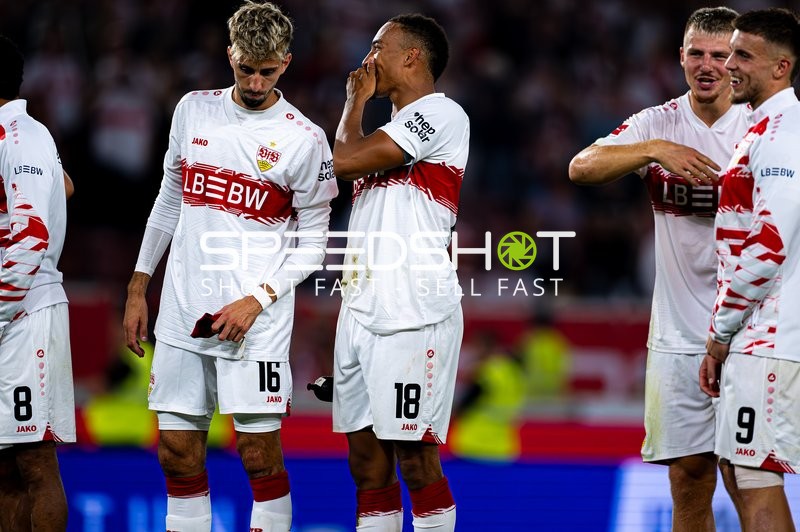 VfB Stuttgart Spieler interagieren