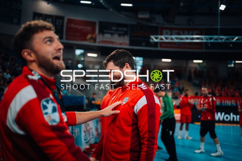 Jonathan Fischer (36; SG BBM Bietigheim) im Gespräch