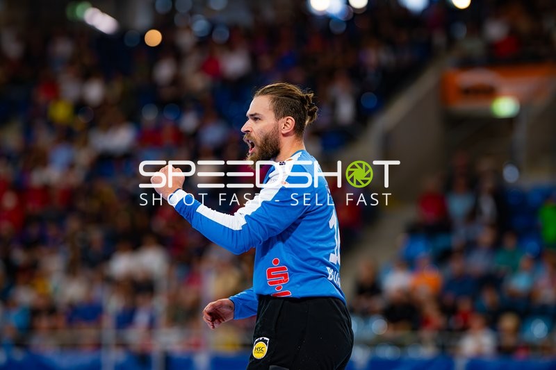 Filip Baranasic (12; SG BBM Bietigheim) jubelt