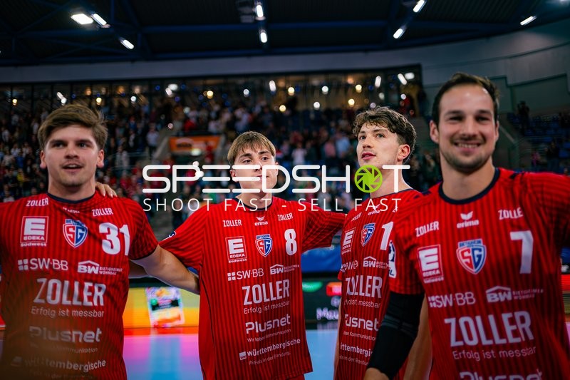 Alexander Pfeifer (31; SG BBM Bietigheim), 8; SG BBM Bietigheim, 1; SG BBM Bietigheim und Dominik Claus (7; SG BBM Bietigheim) vereint