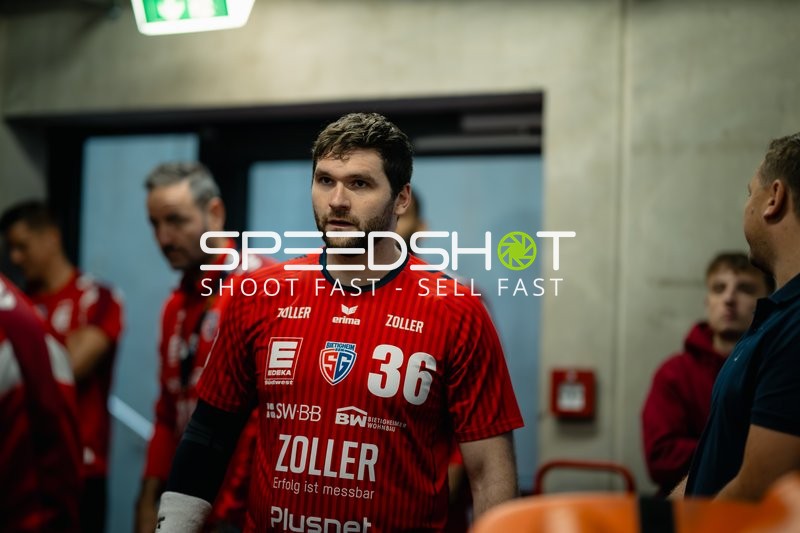 Jonathan Fischer (36; SG BBM Bietigheim) positioniert sich