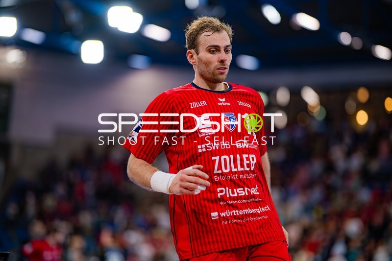 Tom Wolf (10; SG BBM Bietigheim) in Aktion