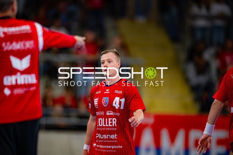 Till Hermann (41; SG BBM Bietigheim) positioniert sich