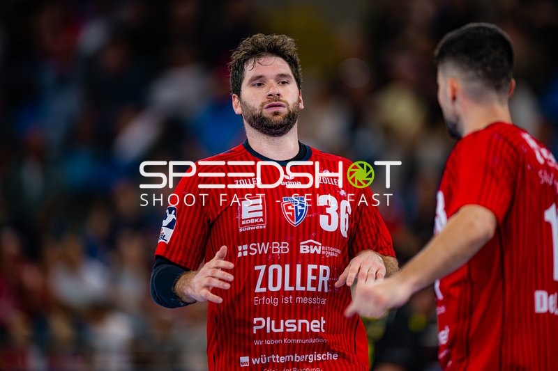 Jonathan Fischer (36; SG BBM Bietigheim) positioniert sich