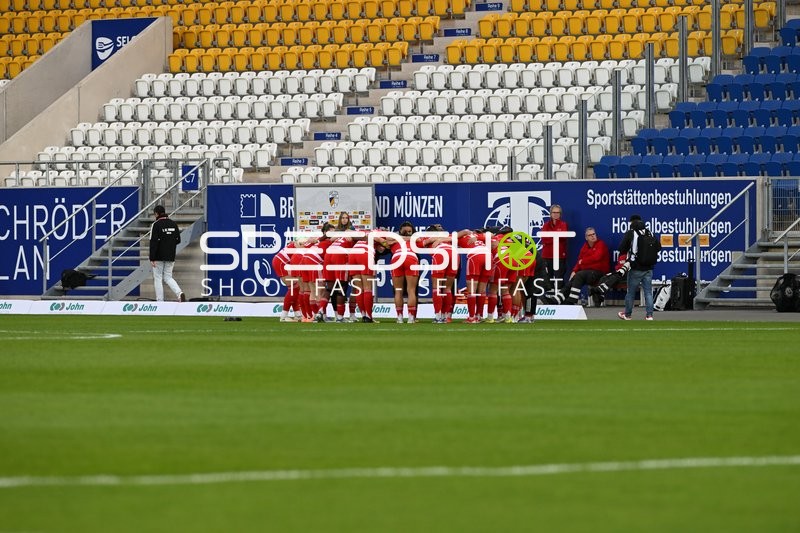 Teamkreis vor Spielbeginn