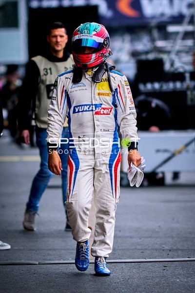 Rennfahrer beim DTM Training