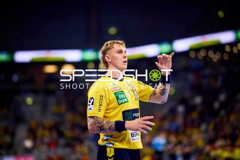 Sebastian Heymann (13; Rhein Neckar Löwen) in Aktion