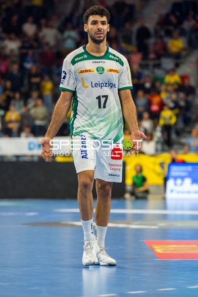 Ahmed Khairy (17; SC DHfK Leipzig) positioniert sich