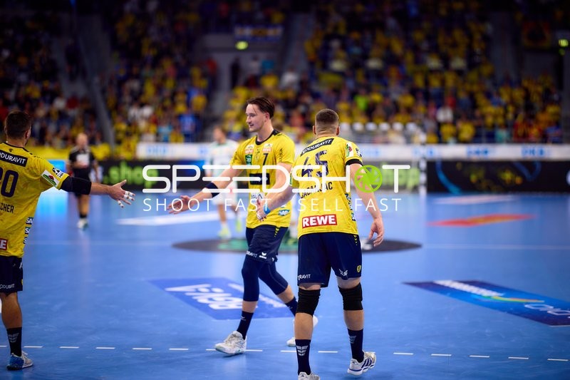 1. Handball-Bundesliga: Rhein-Neckar Löwen Spieler in der SAP-Arena