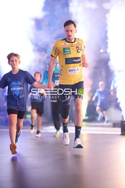 1. Handball-Bundesliga: Patrick Groetzki (24; Rhein Neckar Löwen) läuft ein