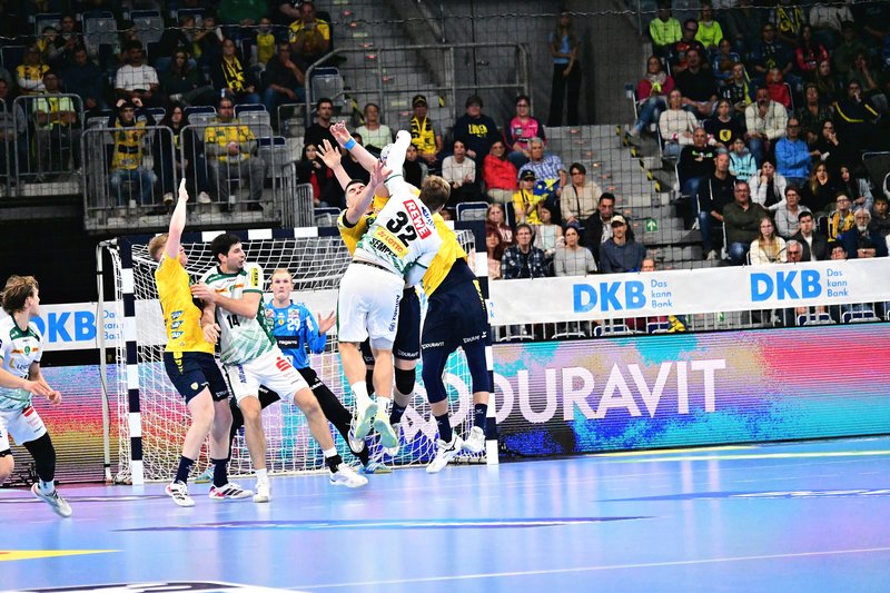 Rhein-Neckar Löwen verteidigen gegen Leipzigs Angriff