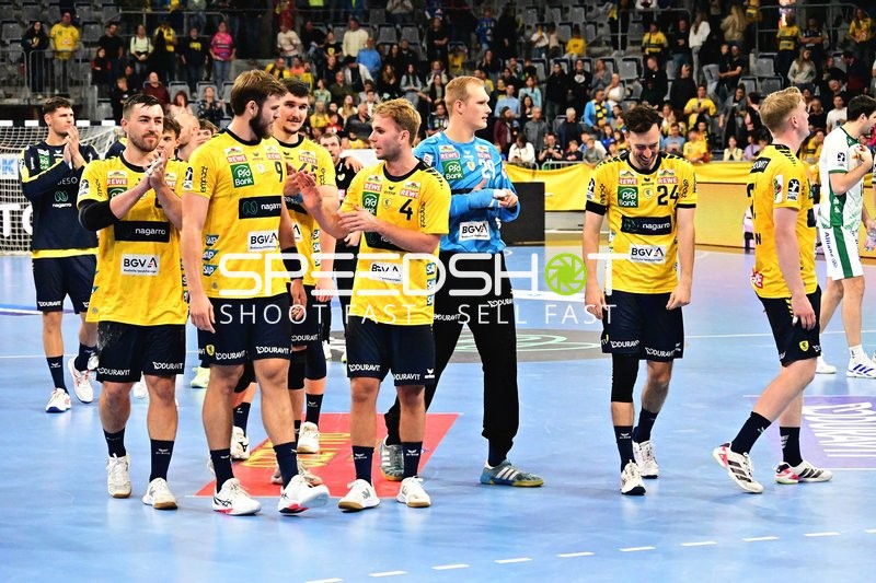 Rhein Neckar Löwen applaudieren