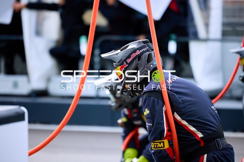 Boxenstopp beim Rennen