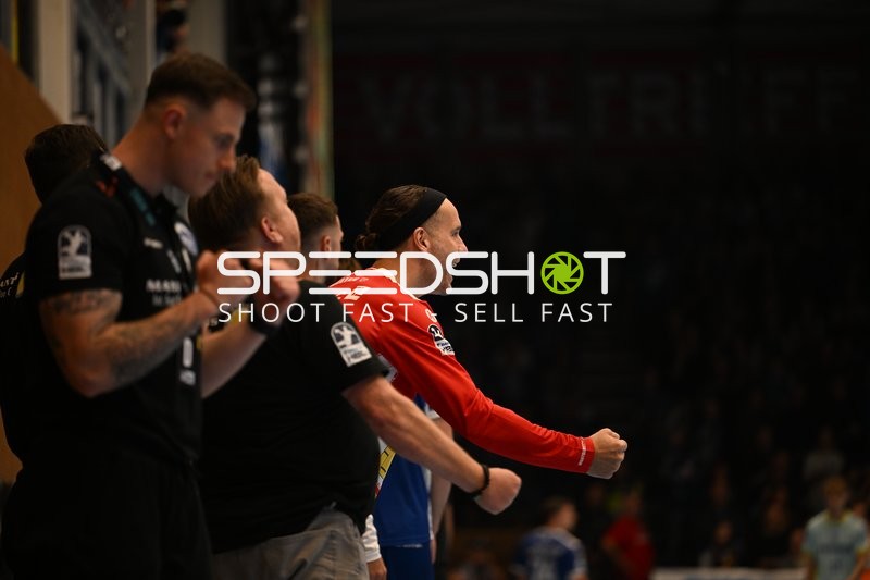 Jubel von Silvio Heinevetter (12; ThSV Eisenach) und Team