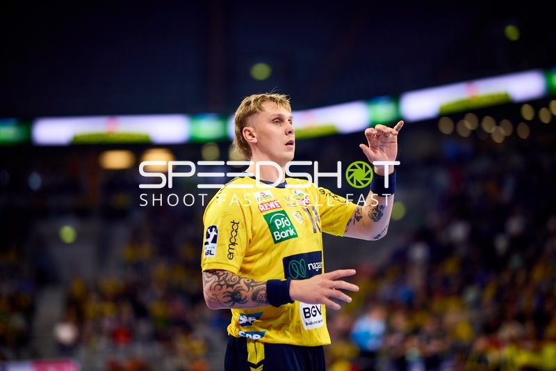 Edwin Aspenbäck (78; Rhein Neckar Löwen) in Aktion