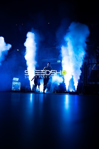 Patrick Groetzki (24; Rhein Neckar Löwen) beim Einlauf