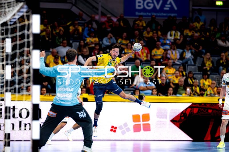 Patrick Groetzki (24; Rhein Neckar Löwen) wirft aufs Tor