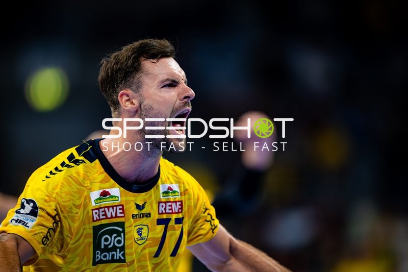 Dani Baijens (77; Rhein Neckar Löwen) jubelt