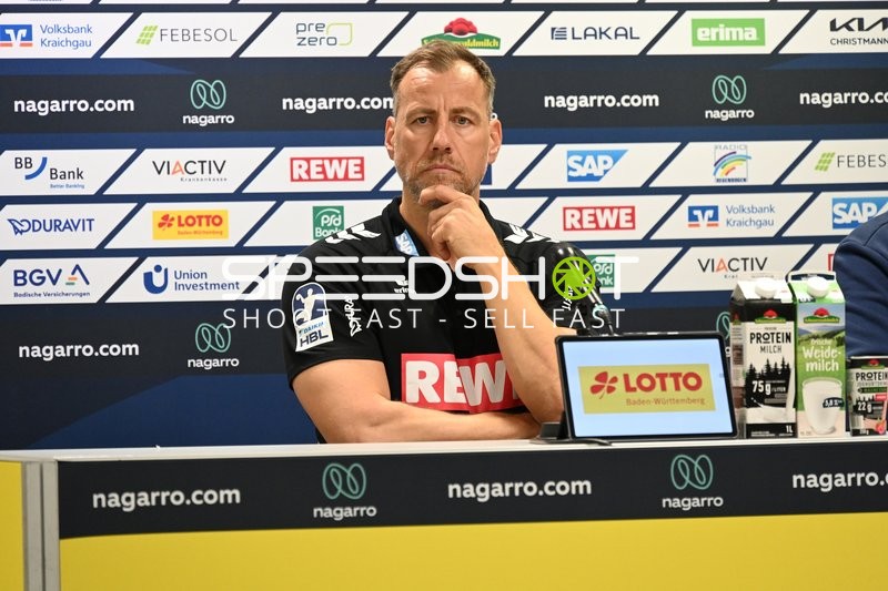 Pressekonferenz mit Maik Machulla (999; Rhein Neckar Löwen)