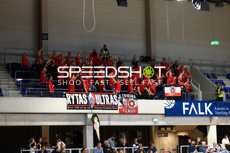 Fans von Rytas Vilnius in Aktion