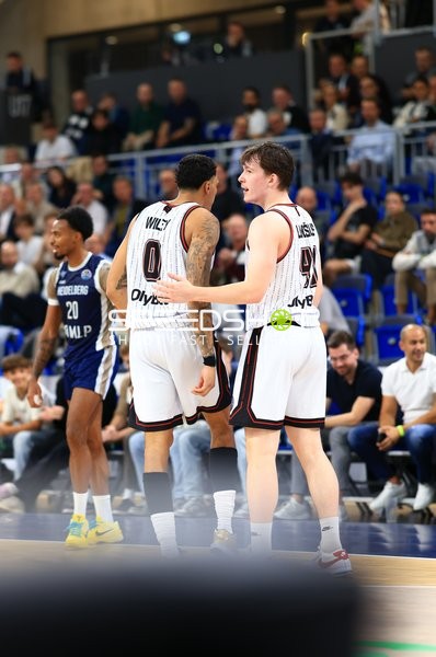 Michael Weathers und Teamkollege von MLP Academics Heidelberg