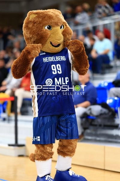 Maskottchen Accy (99; MLP Academics Heidelberg) in Aktion