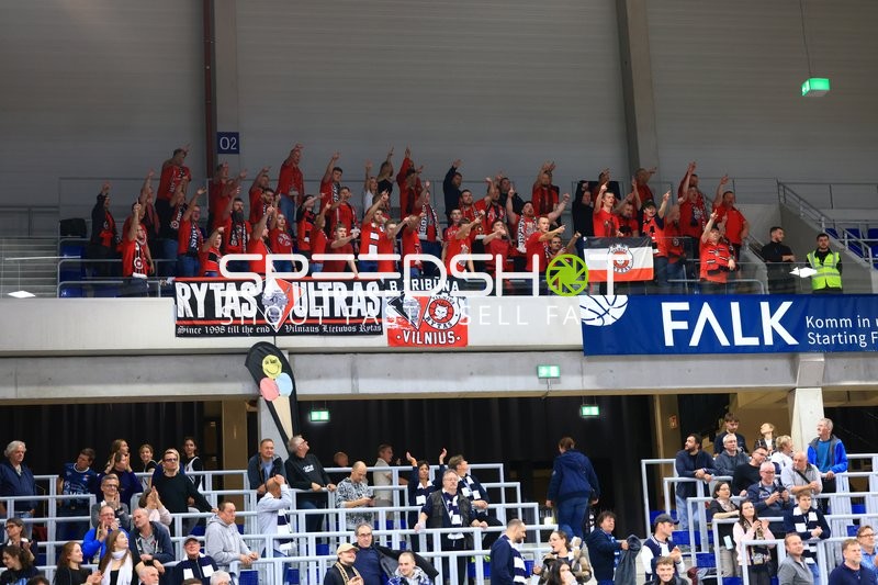 Fans von Rytas Vilnius in Aktion