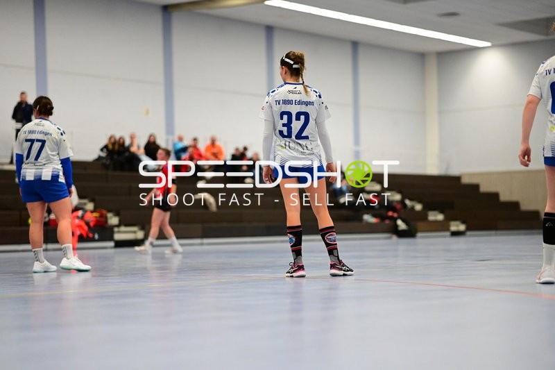 32; TVE - Edinger Haie und 77; TVE - Edinger Haie auf dem Spielfeld