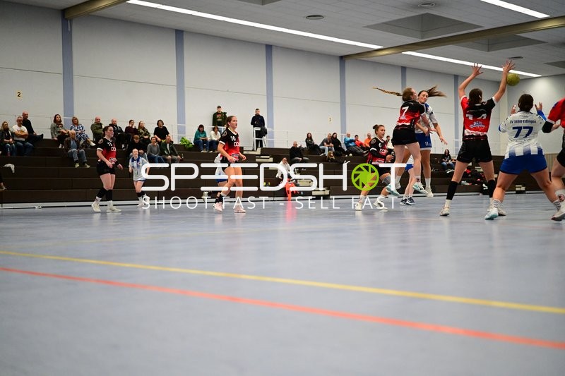 Spieler von TVE - Edinger Haie in Aktion