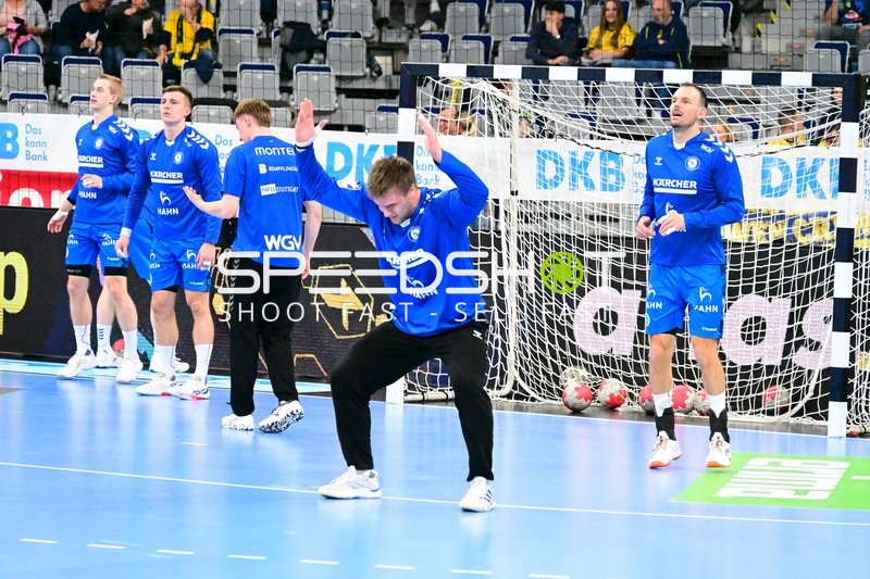Torwarttraining mit Kai Häfner (34; TVB 1898 Stuttgart) und Torben Matzken (22; TVB 1898 Stuttgart)