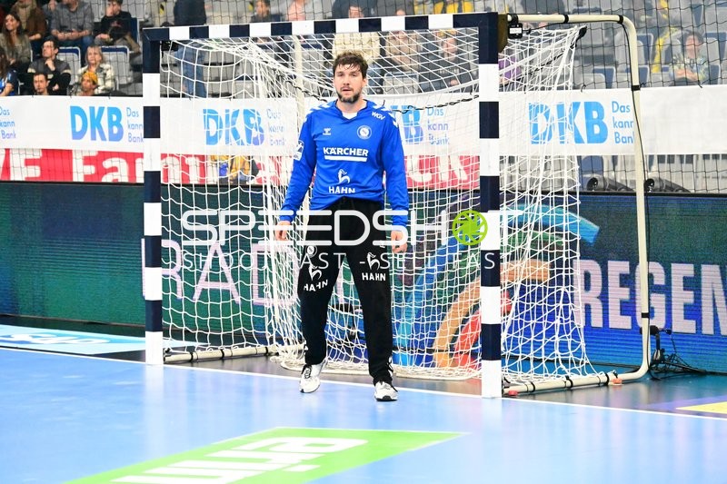 Torwart Jurgen Schweikardt (0; TVB 1898 Stuttgart) im Tor