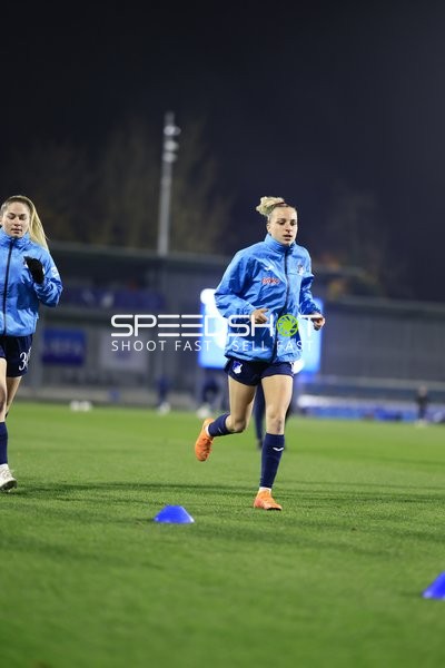 Spieler beim Aufwärmen