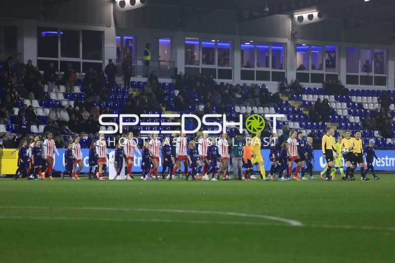 Spieler beim Einlauf