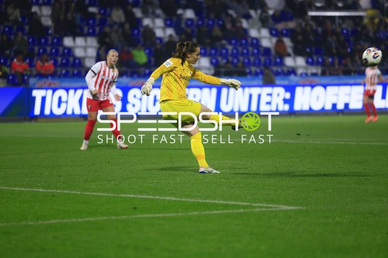 Torwart mit Abschlag