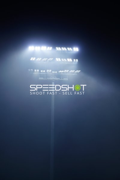 Flutlicht im Stadion