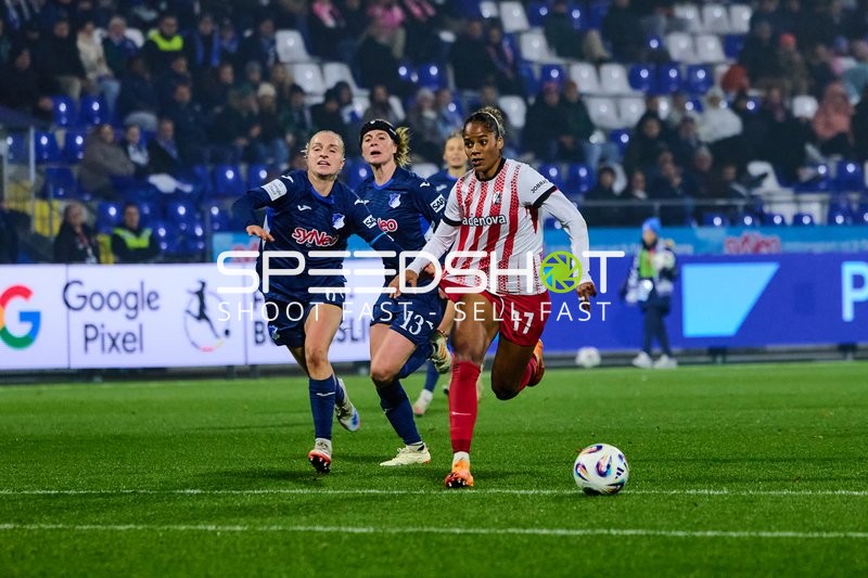 Spieler mit Ball in Aktion