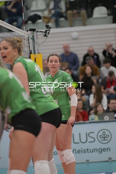 Volleyball-Situation mit Brianna Ford (14; USC Münster)