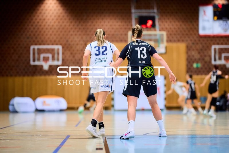 Hannah Medo (13; KuSG Leimen Basketball) verteidigt
