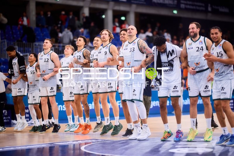 Spieler von Gladiators Trier in Reihe