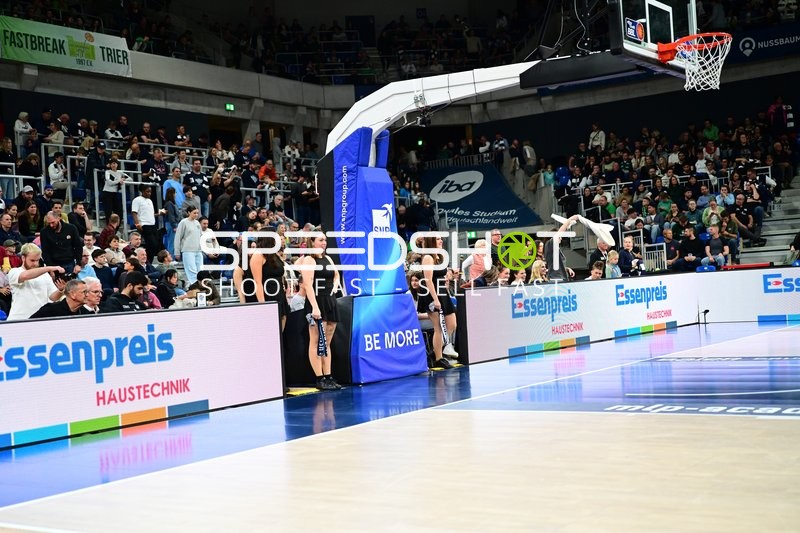 Basketball-Situation am Spielfeldrand