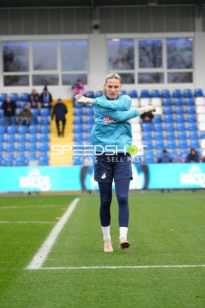 Torwart beim Aufwärmen