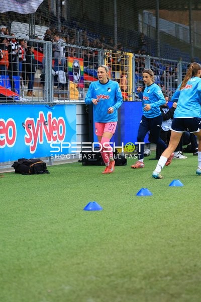 Spieler beim Aufwärmen